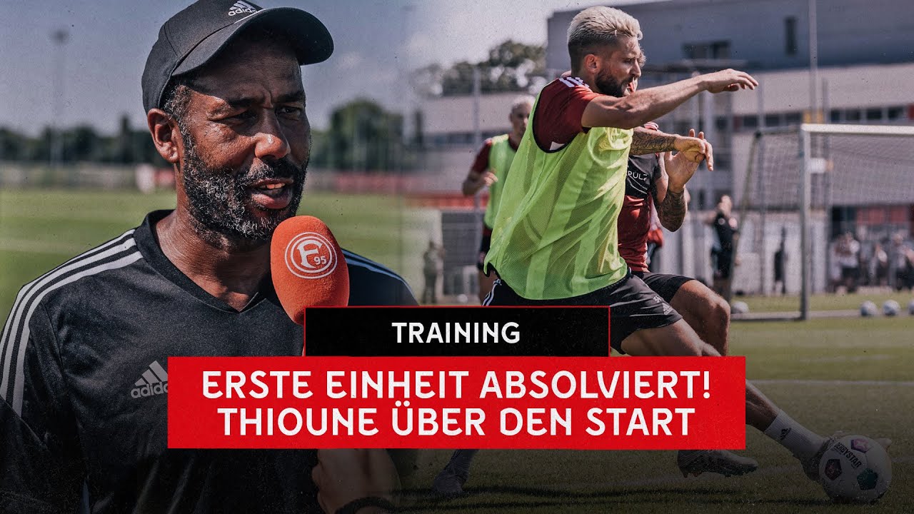 TRAINING | Erste Einheit absolviert! Daniel Thioune über den Start | Fortuna Düsseldorf