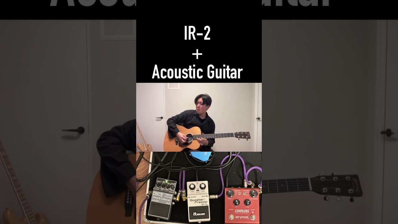 "Can be used for Acoustic" Boss IR-2 + Acoustic Guitar Live Streaming Guitar Play 46 