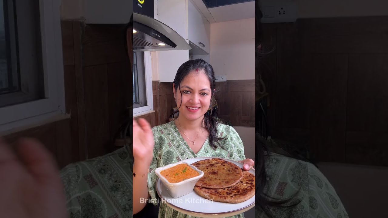 Tamatar pratha & Dahi lehsuni chutney |आज तो कुछ और बोल कर कुछ ओर ही बना दिया | 😄