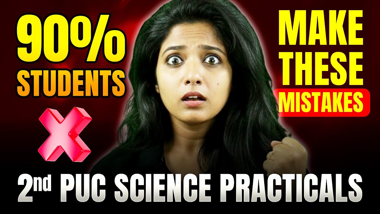 2nd PUC Science Practicals ⚠️ | Mistakes to Avoid | 90% Students Lose Marks Here 😱