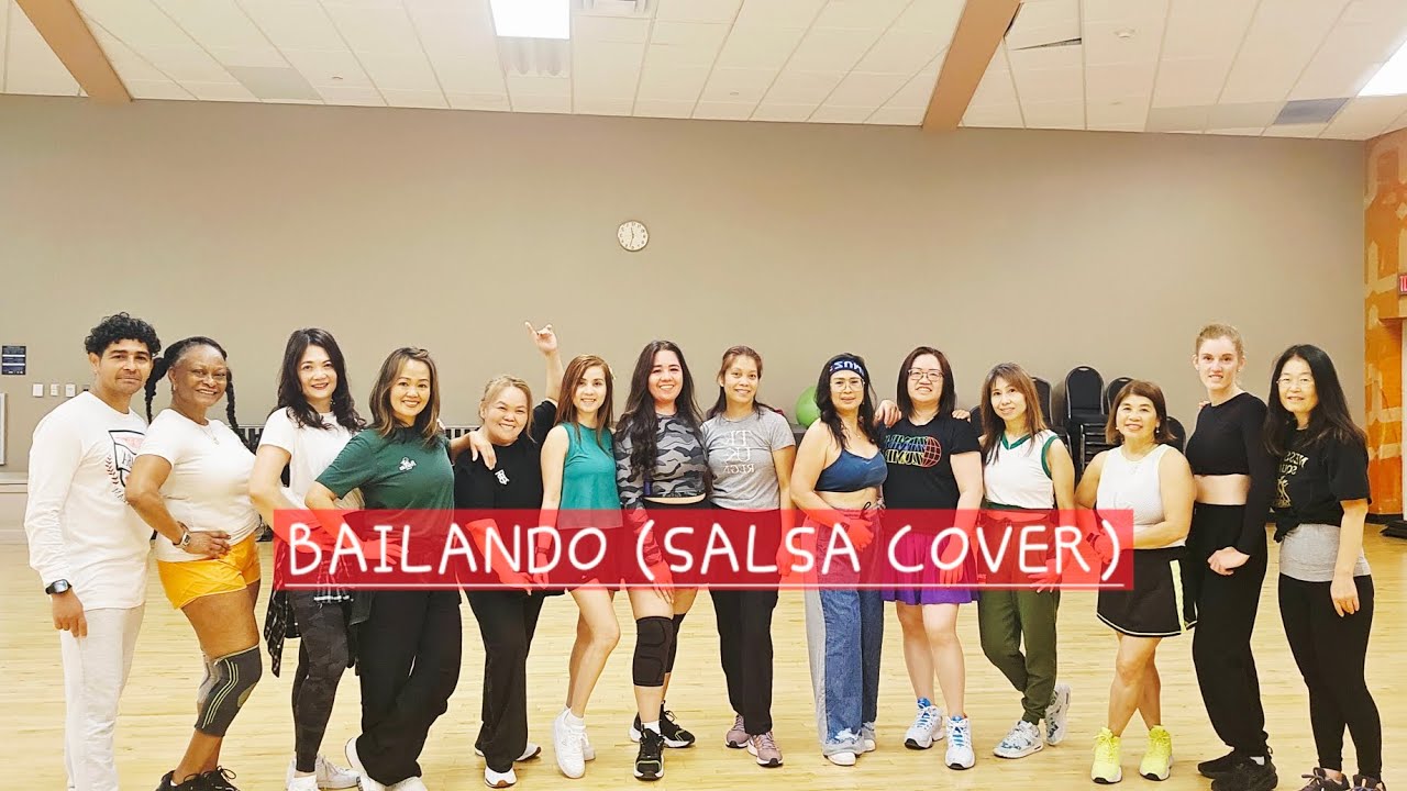 BAILANDO (SALSA COVER) | ENRIQUE IGLESIAS | ZUMBA | NESS FIT SQUAD 