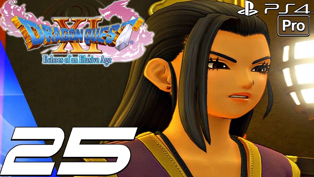 DRAGON QUEST XI - English Walkthrough Part 25 - Volcano & Tatsunaga Boss (PS4 PRO)