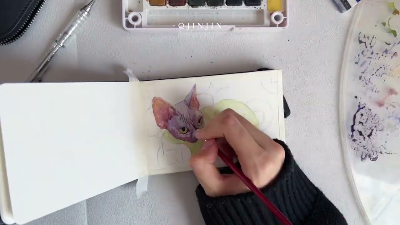 【插画创作】司芬克斯绘画过程