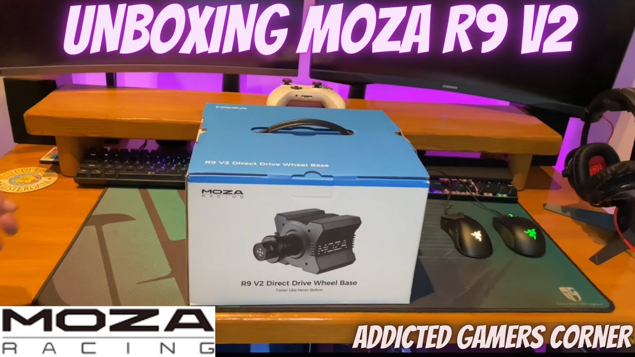 UNBOXING Moza R9 V2 Direct Drive Wheel Base