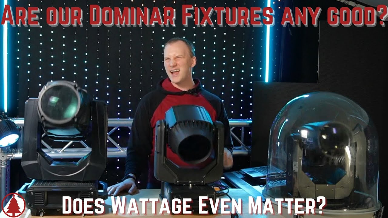 Moving Heads Compared - Does Wattage Even Matter? (Dominar Beam IP vs. Dominar Lempa Vs. Dominar X)