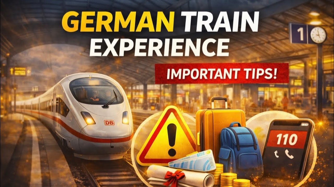German train experience| Must know things when traveling with Deutsche Bahn | Indian in Germany