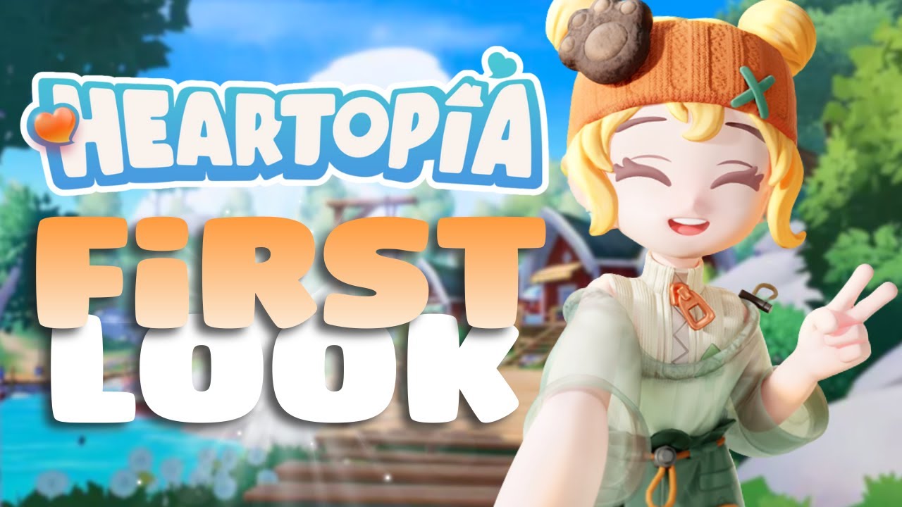 FIRST LOOK at HEARTOPIA 💖 a new FREE TO PLAY cozy life sim!
