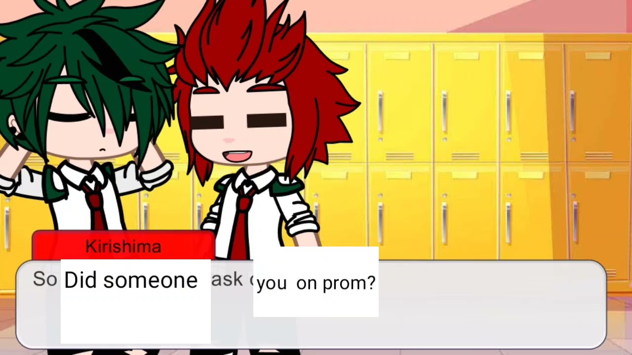 Deku asked uraraka on prom ll izuocha todomomo bakucamie kamijirou kirimina ll