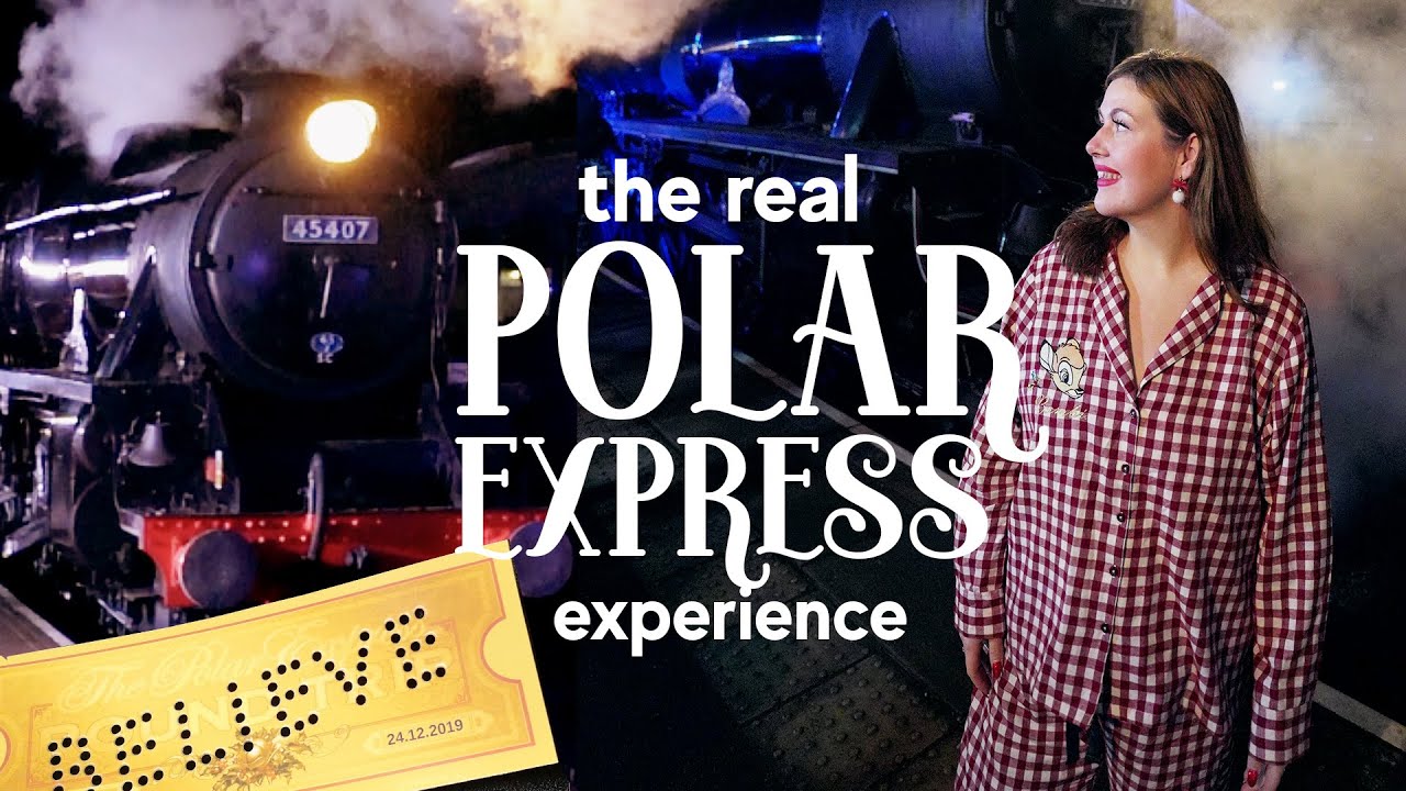We Rode the REAL Polar Express Steam train Yorkshire Wensleydale UK | POLAR EXPRESS TRAIN EXPERIENCE