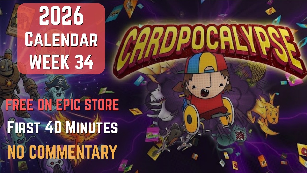 Free Epic Game Cardpocalypse 2020 4K60 No Commentary First 40 Minutes