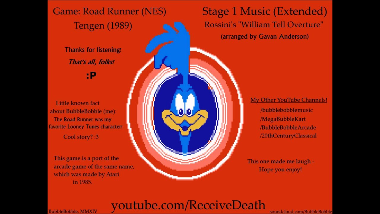 Road Runner (NES) - Stage 1 Music (Extended)