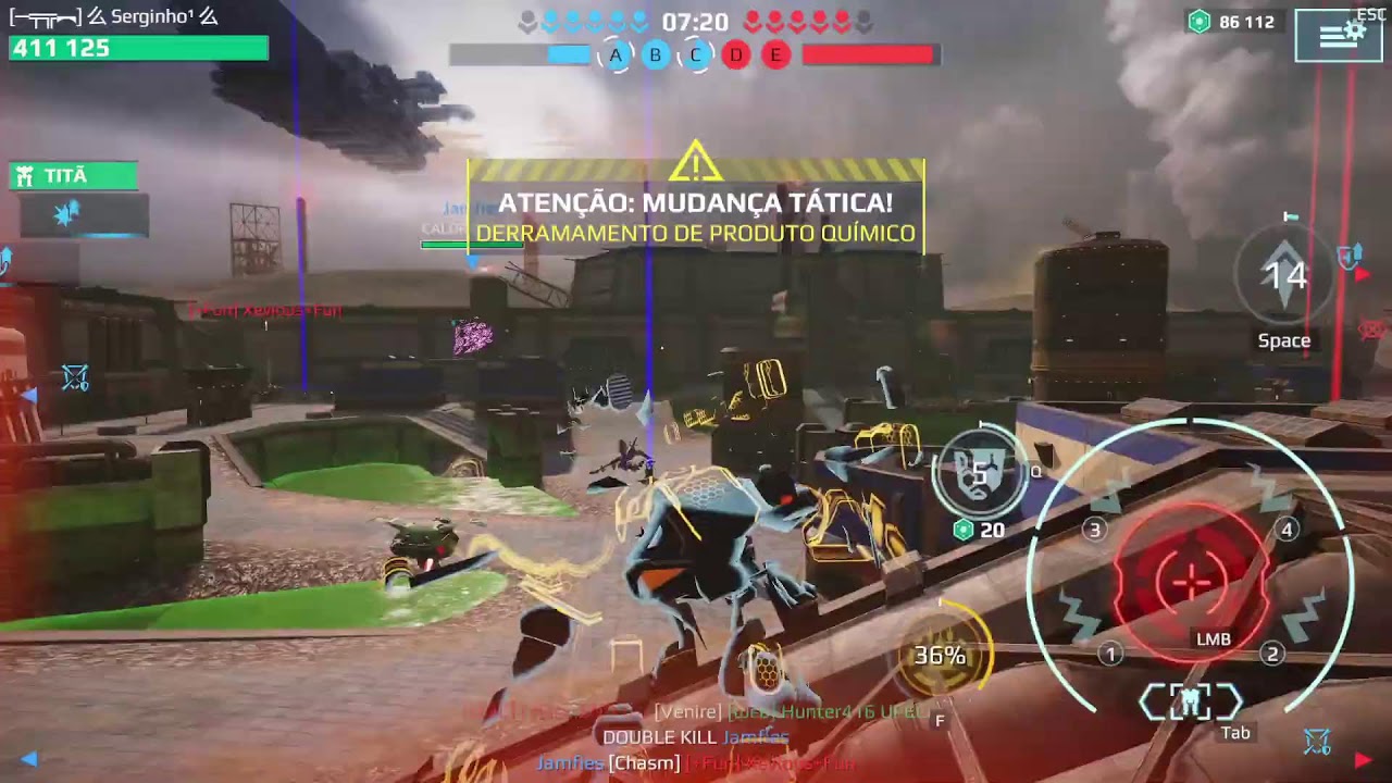 WAR ROBOTS AO VIVO - Modo Dominação