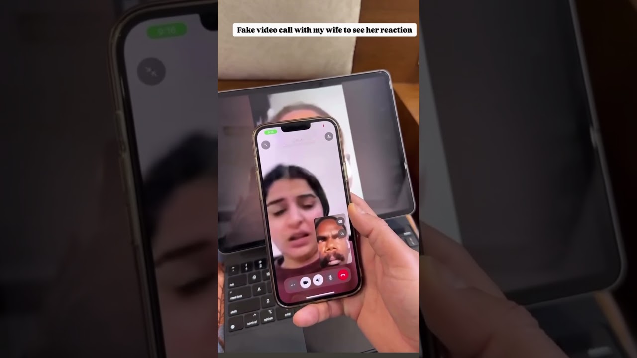 Prank with Wife video call #funny #comedy #prank #video k