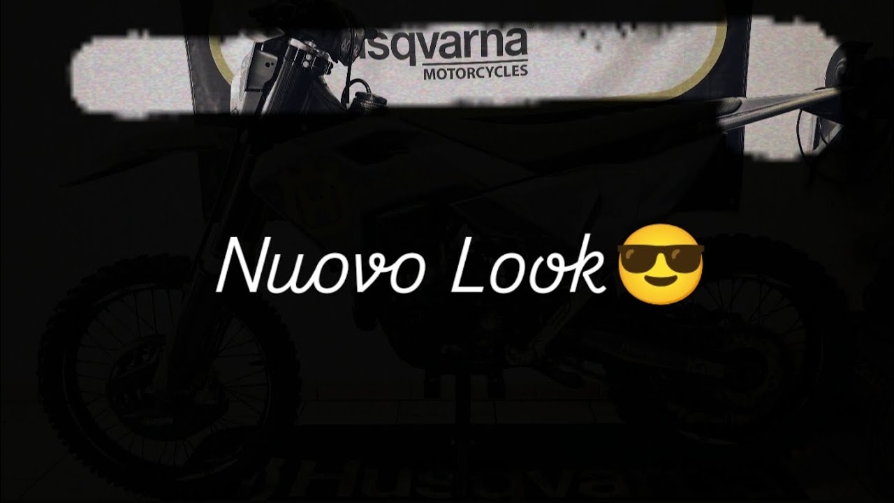 Nuove plastiche e grafiche per l' Husqvarna.🔥😎 #husqvarna #enduro #perte #neiperte #endurolife 