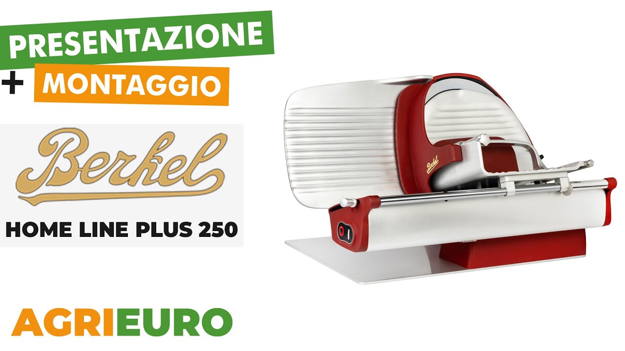 Presentazione e montaggio dell'affettatrice Berkel Home Line Plus 250 Rosso Opaco