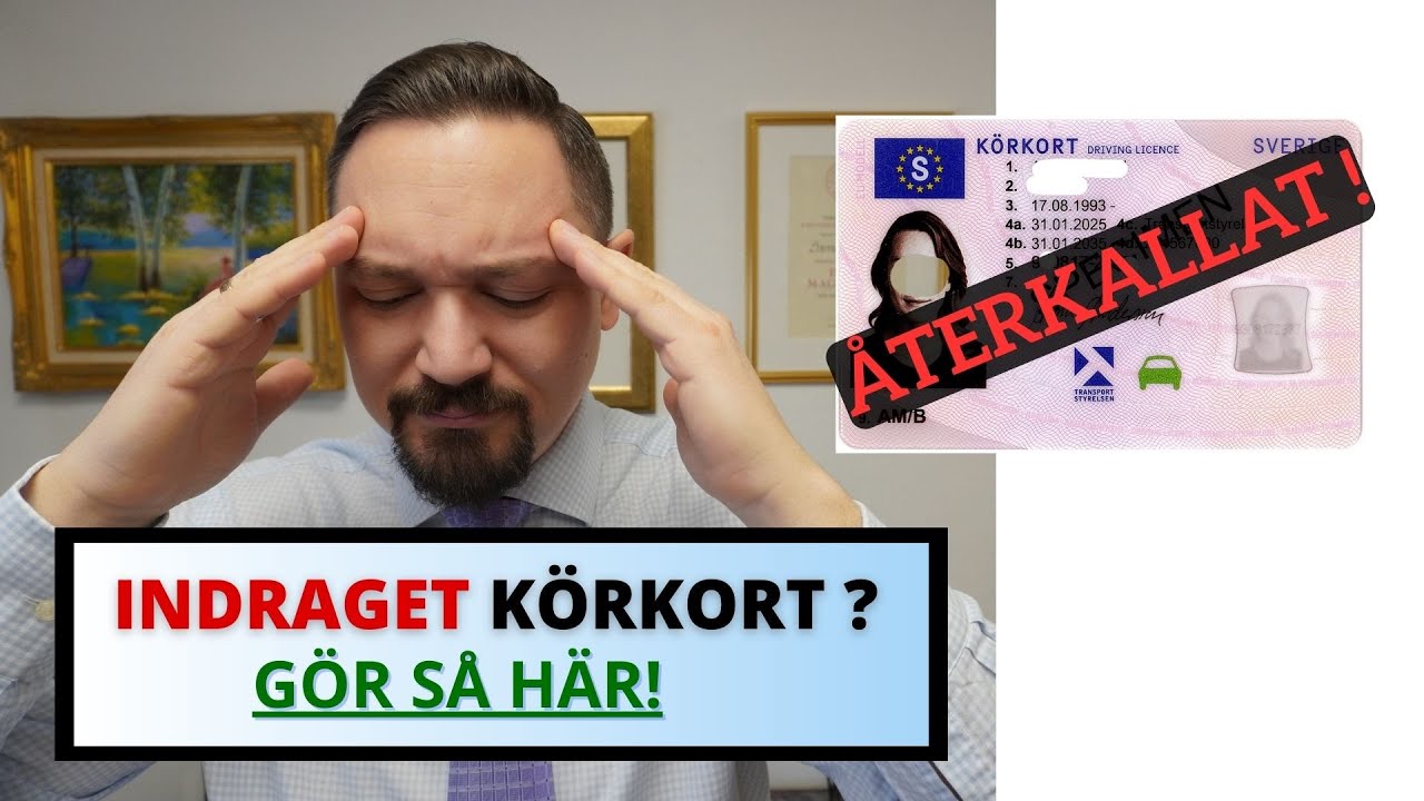 Indraget körkort? Gör så här!