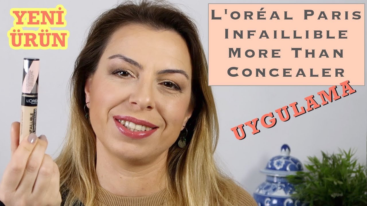L'OREAL KAPATICI UYGULAMASI | INFAILLIBLE MORE THAN CONCEALER 🤩
