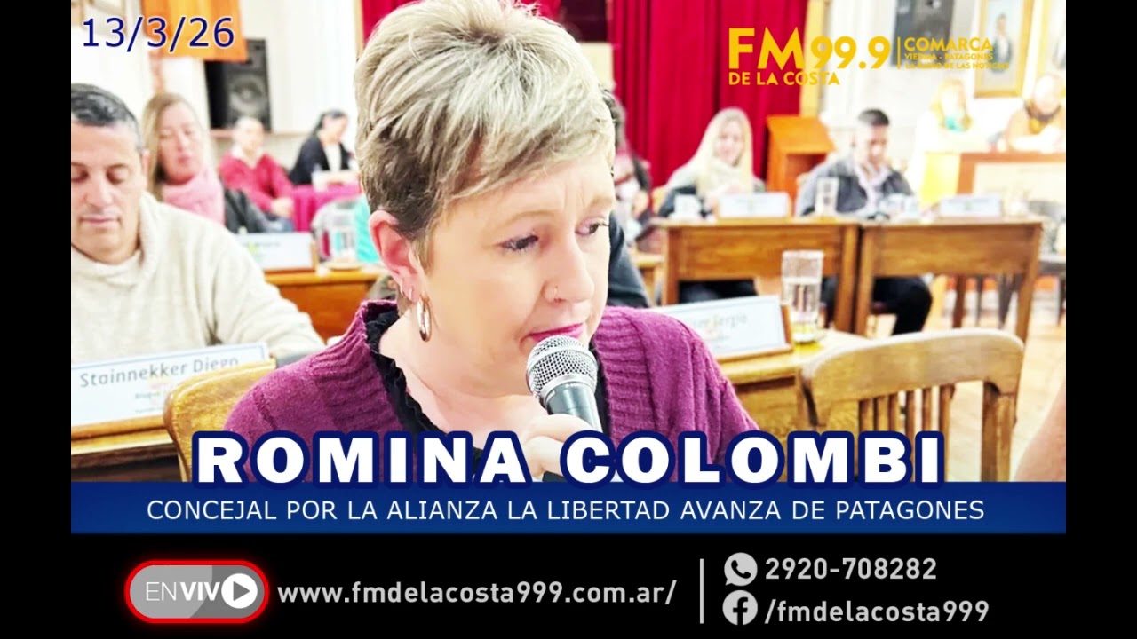 Romina Colombi - FM DE LA COSTA 99.9 - 13/3/26