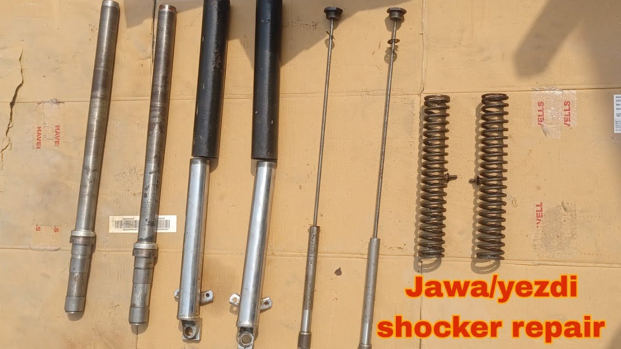 Jawa and Yezdi Shocker service and assembly #2strokepistons #jawa353 #yezdi250 #rajdoot175 #escorts