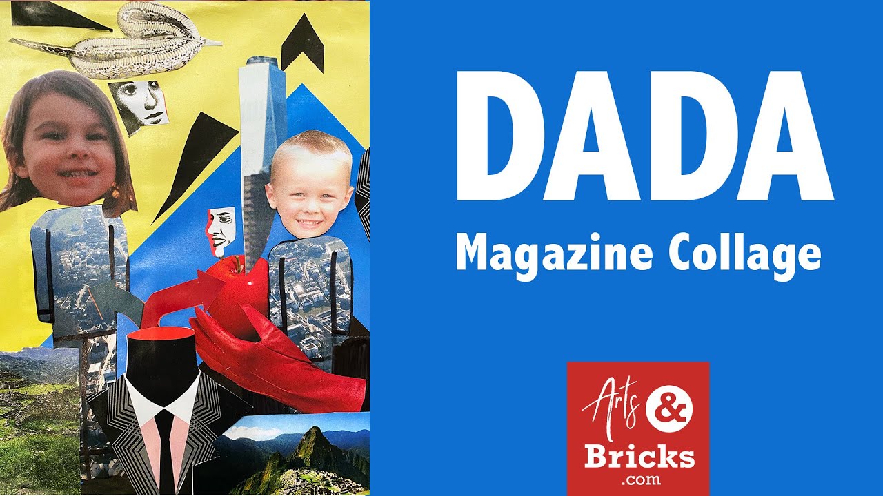 Dada Inspired Magazine Collage - for Kids