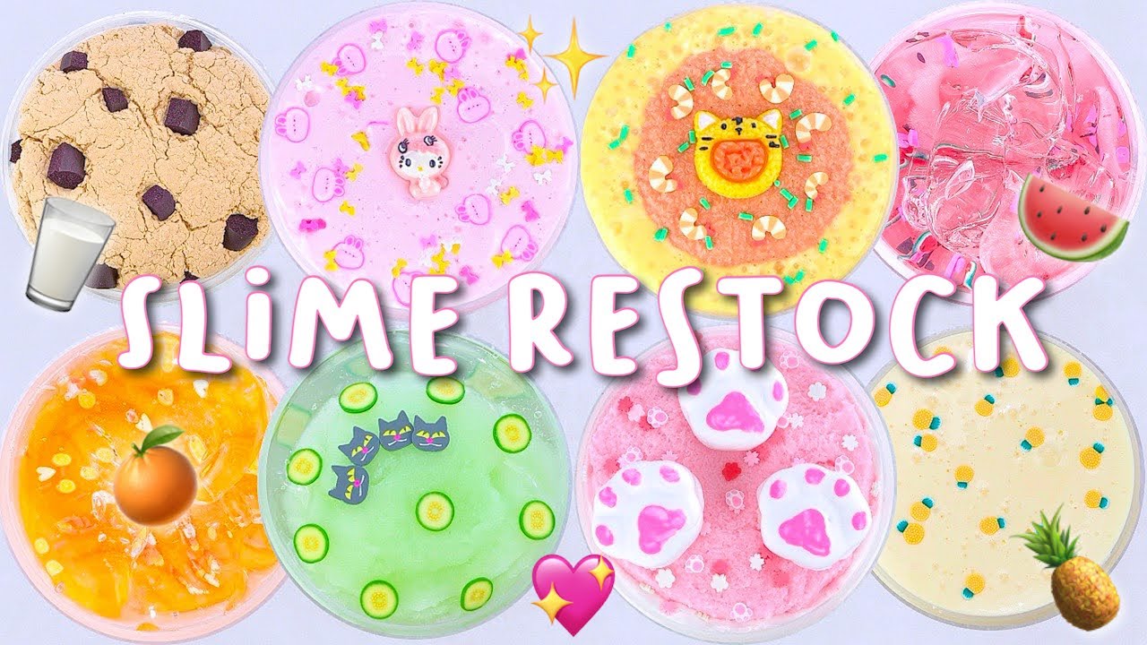SLIME RESTOCK: RETURNING BESTSELLERS! FLOATS, DIYS, & MORE :) March 28th