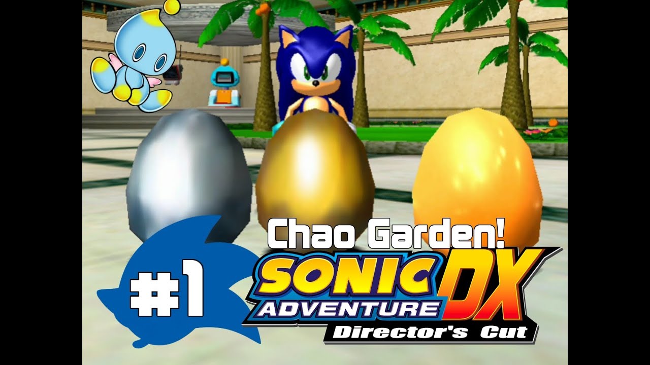 Sonic Adventure DX %100 Walkthrough - Chao Garden - Part 1