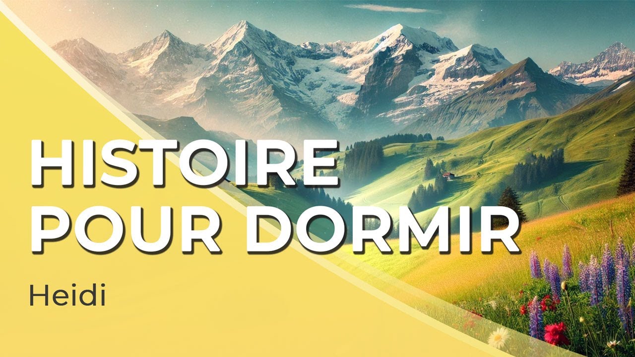Livre audio pour dormir | Heidi - Johanna Spyri (abrégé et adapté)👧🐐| 3h | Voix homme