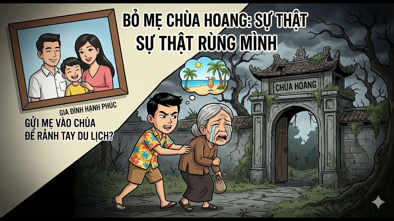 Bỏ Mẹ Nơi Chùa Hoang: Sự Thật Đằng Sau Bức Ảnh Gia Đình Hạnh Phúc