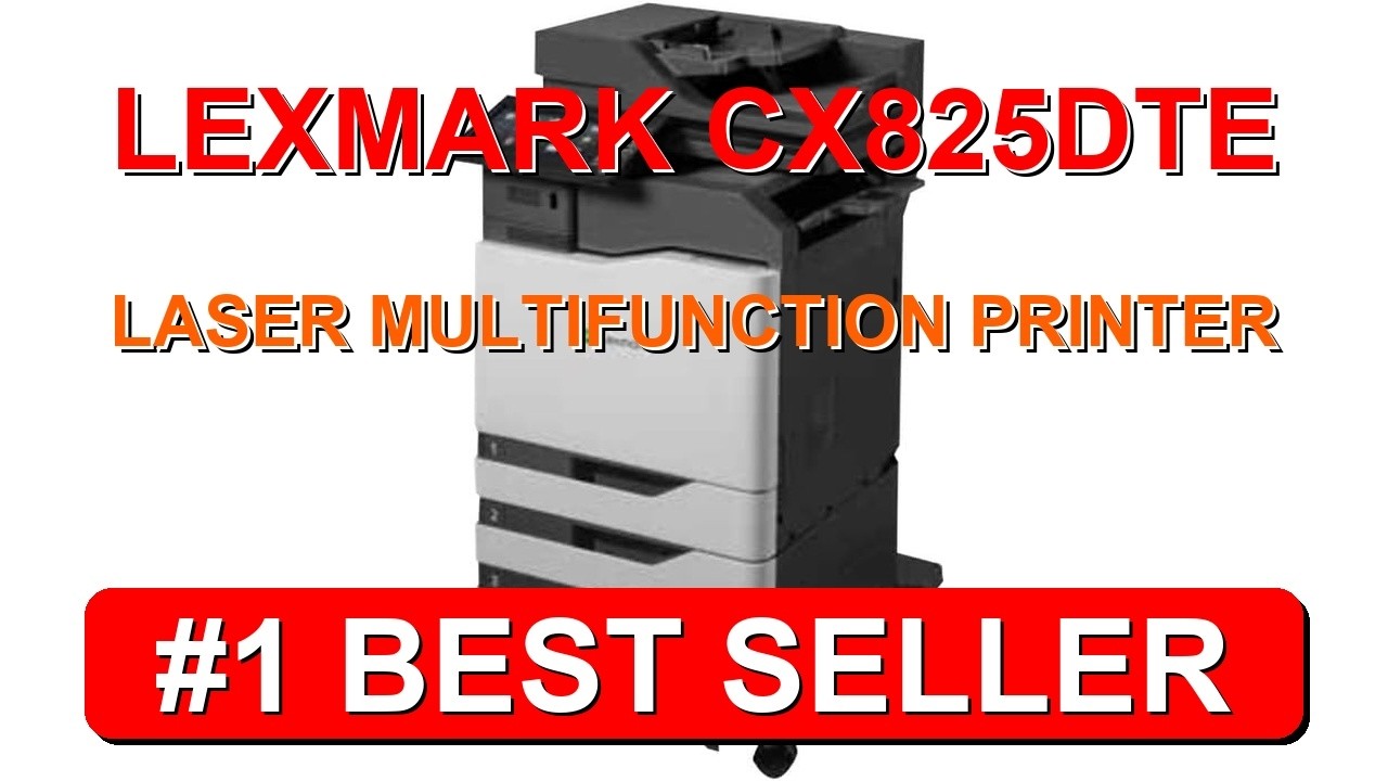 Lexmark CX825dte Laser Multifunction Printer Color - B01BBL1MVM