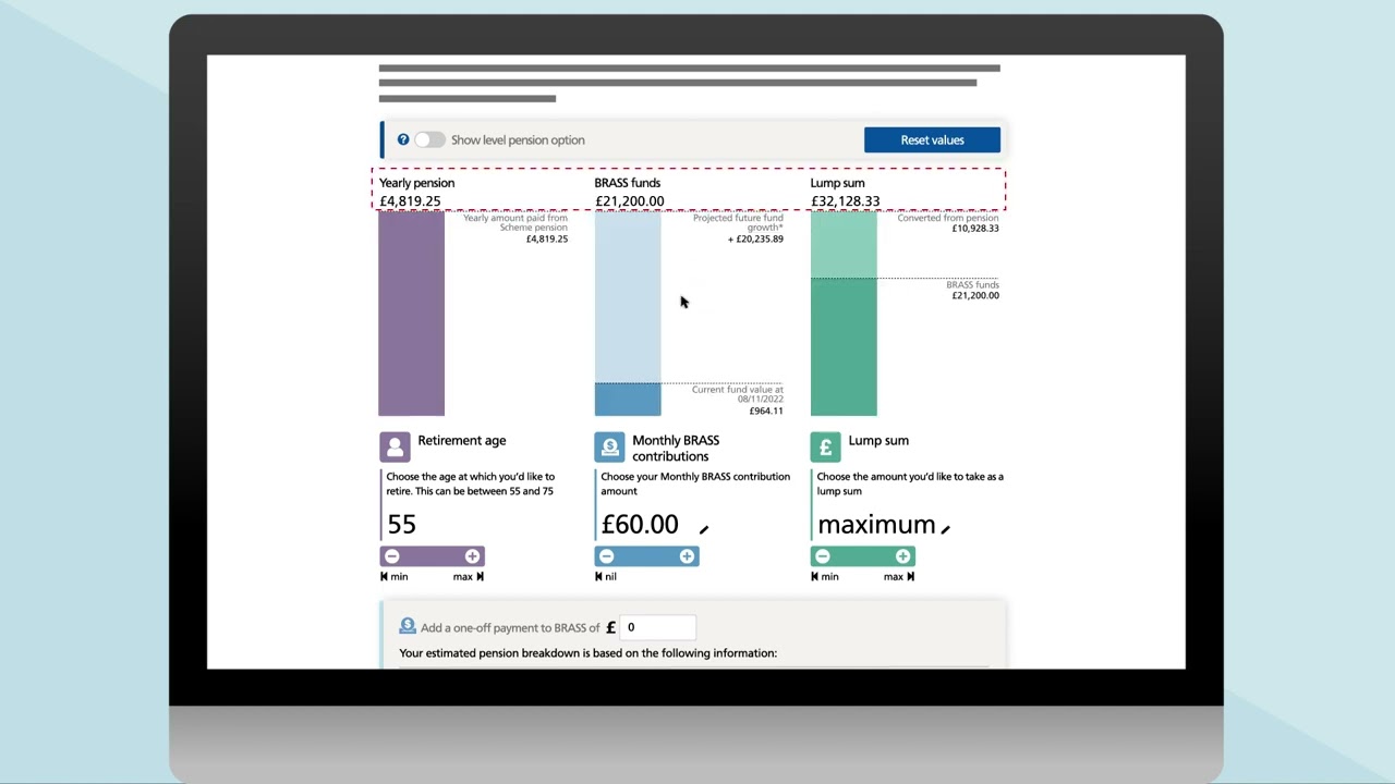 How to use the RPS Pension Planner tool
