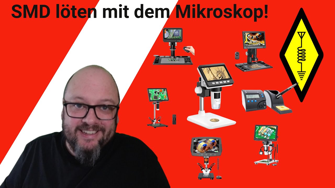 Mikroskop zum löten von SMD Bauteilen! #elektronik #hamradio #amateurfunk #cbfunk #löten #kentfaith