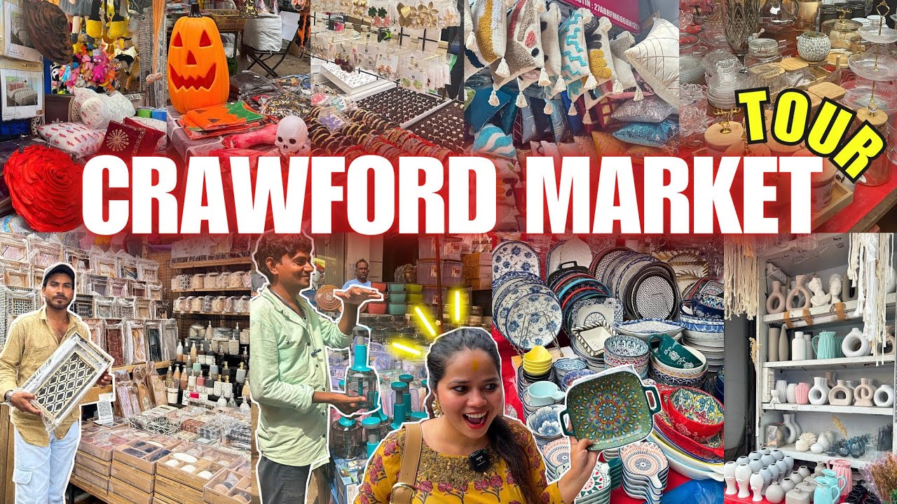 क्रॉफर्ड मार्केट- Crawford Market Mumbai | STREET SHOPPING in MUMBAI | Mumbai's Best Street Market
