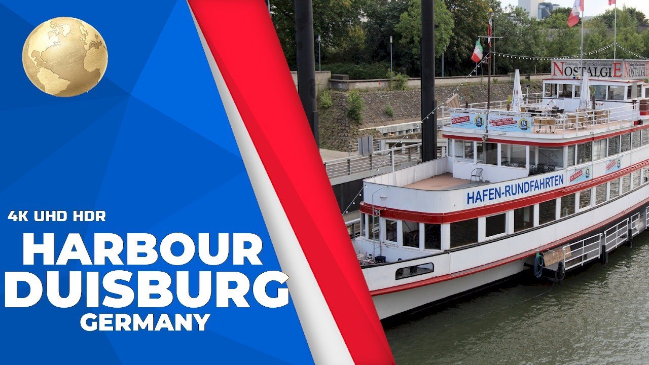Duisburg Harbour (Innenhafen) Boat Tour on the Weisse Flotte | 4K UHD HDR | Germany
