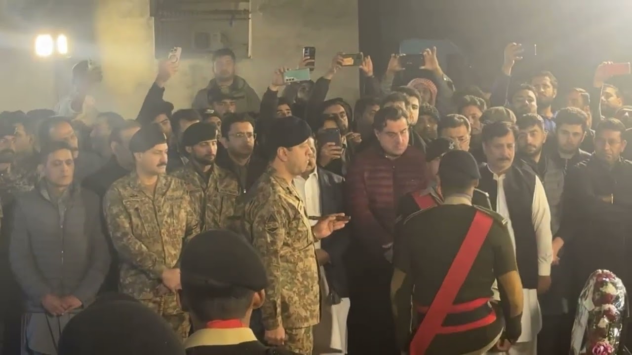 Capton Asmad Shaeed ki #namazejanazah  & #tadfeen #Burual @ Alrehman Garden phase 2 
