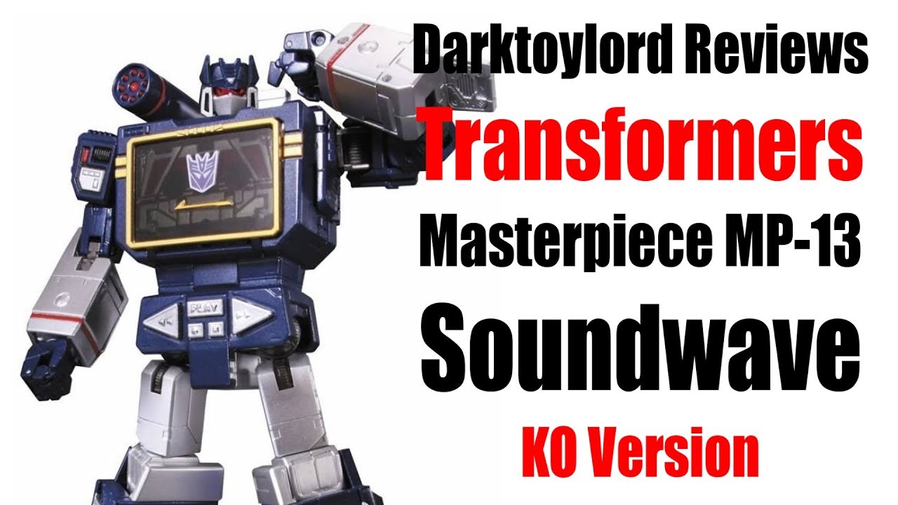 Darktoylord Reviews: Transformers Masterpiece MP-13 Soundwave KO Version