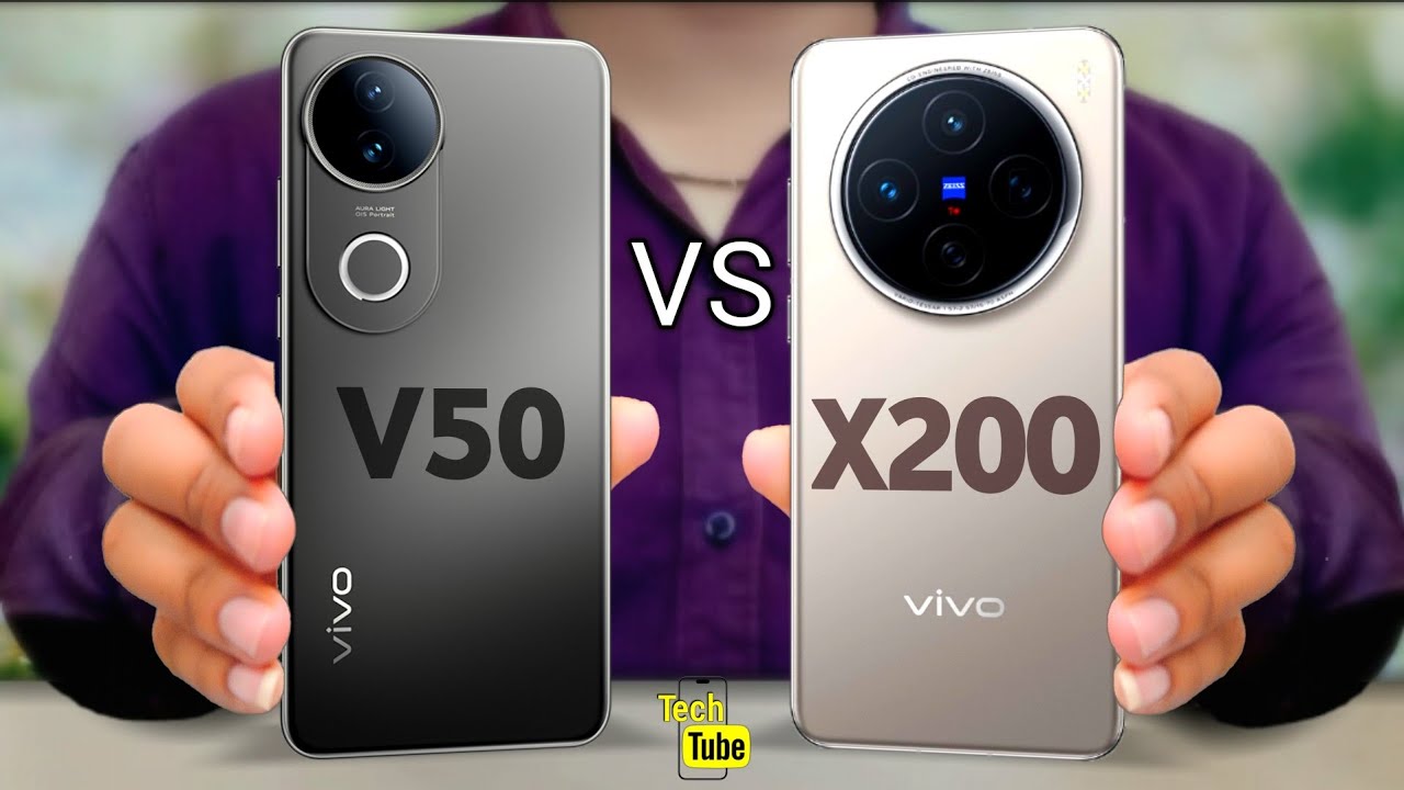 vivo V50 vs X200 | 🔥Comparison🔥 - Camera & Battery Upgrade | @mobiletechtube