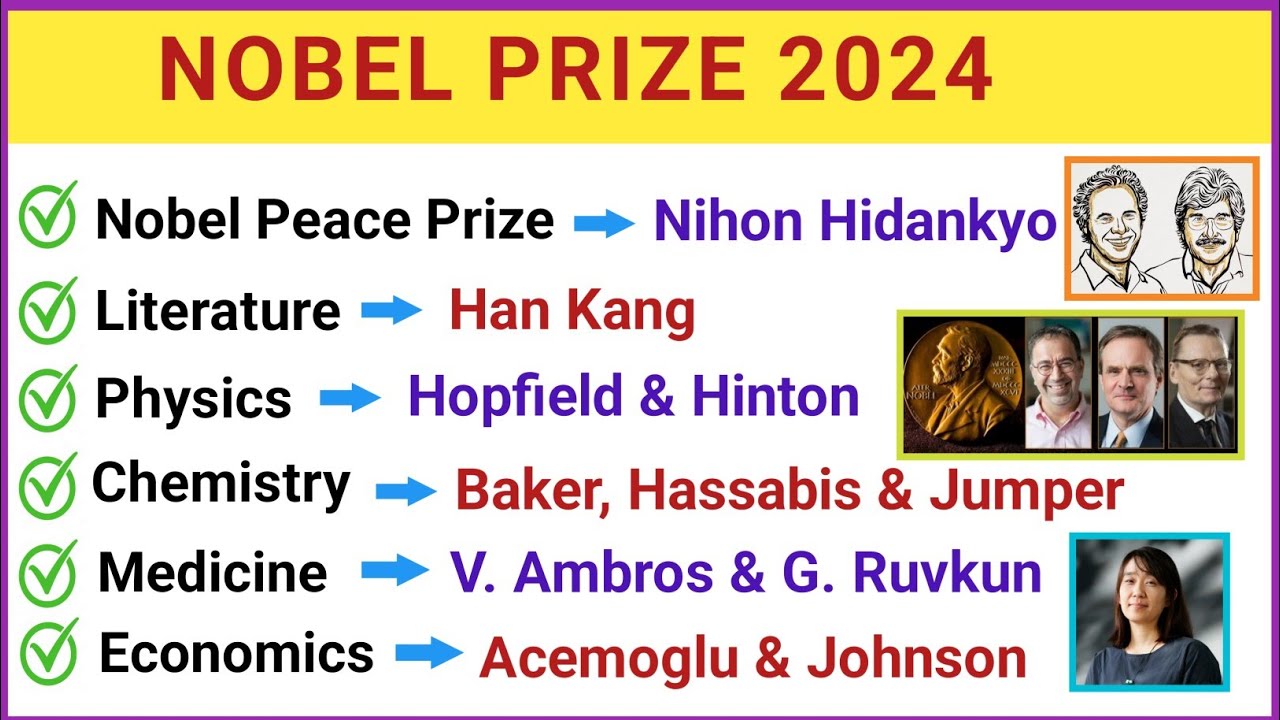 Nobel Prize 2024 | Nobel Prize Winners 2024 | Nobel Prize 2024 Current Affairs #nobelprize