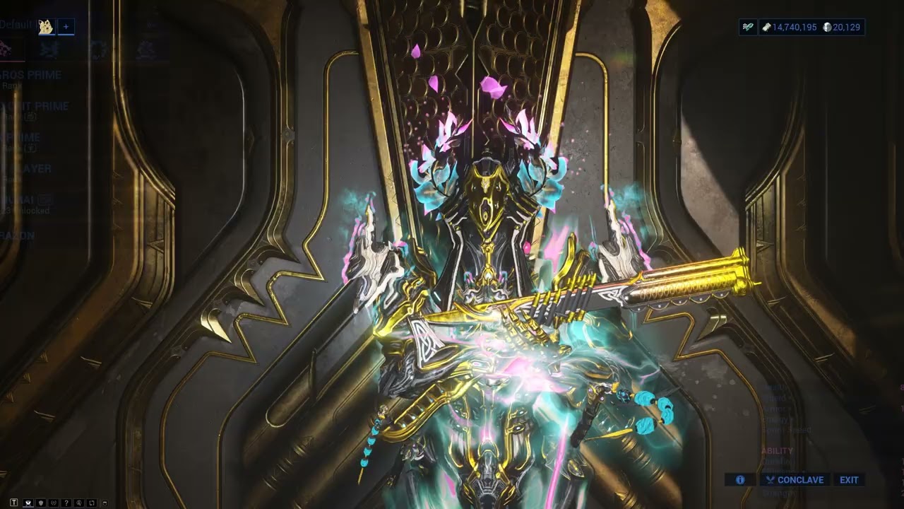Inaros Prime build, solo everything.