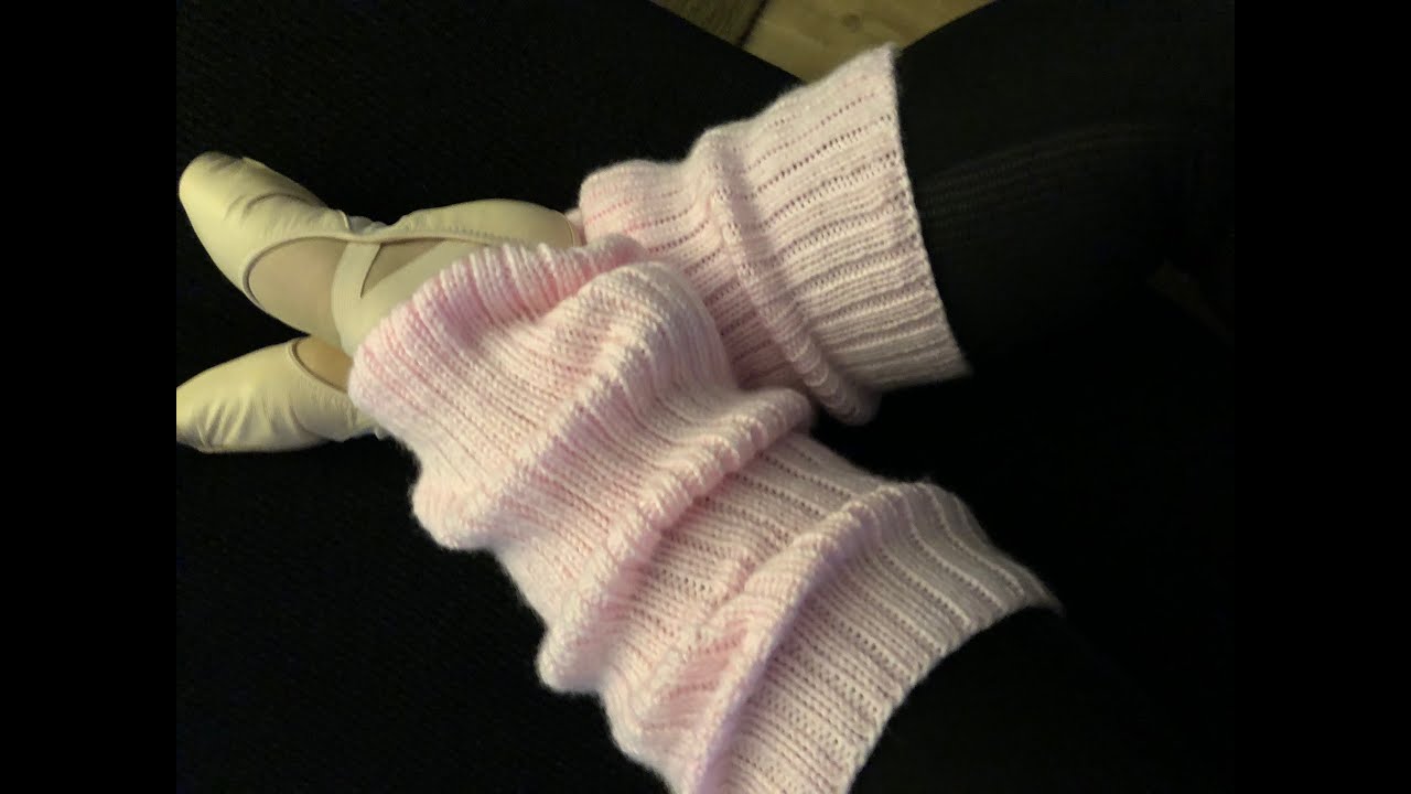 How to knit Leg Warmers in the round - tutorial