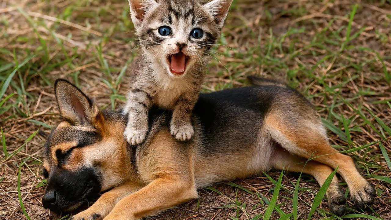 Puppy Had 30 Seconds Before Being Put Down, Then This Kitten Changed EVERYTHING!