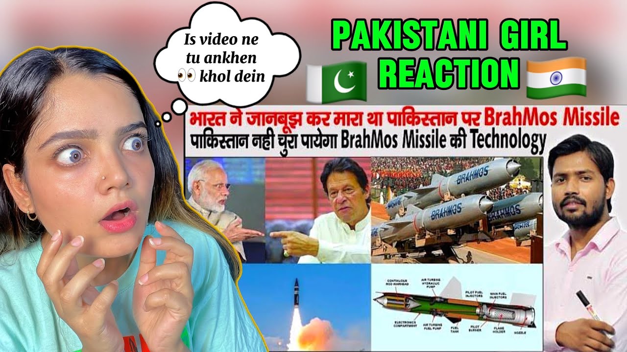 Pakistani 🇵🇰 girl reaction on Brahmos Attack in Pakistan #khansir