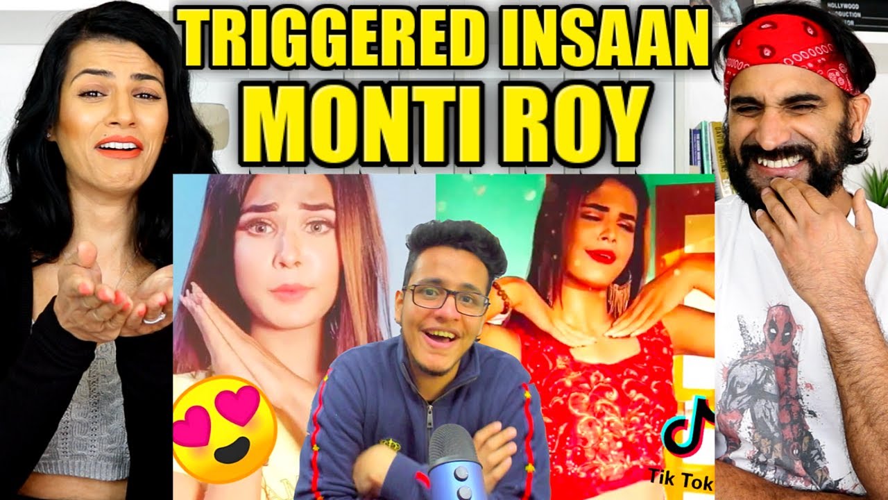 TRIGGERED INSAAN - Монти Рой - Самая красивая девушка TikTok или просто Дхокха? РЕАКЦИЯ!!