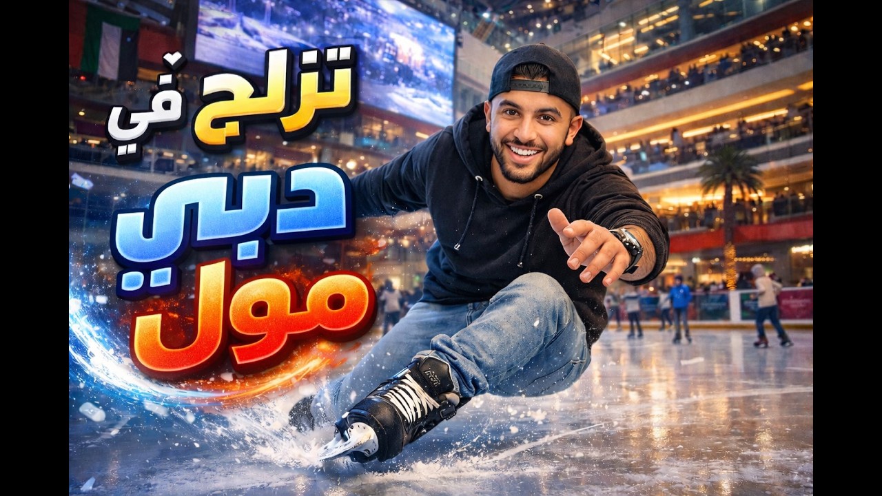 ice skating  Dubai mall