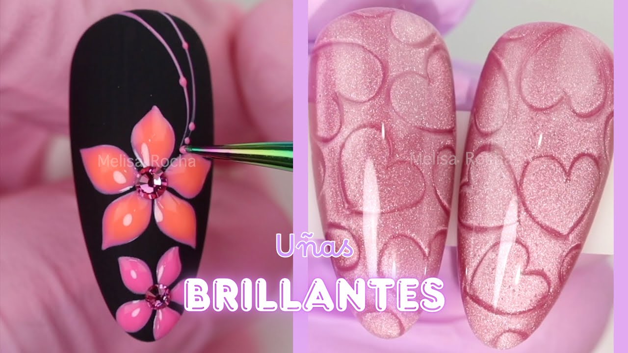 Uñas Efecto Relieve y Trazos 💅🏼✨ Nail Art