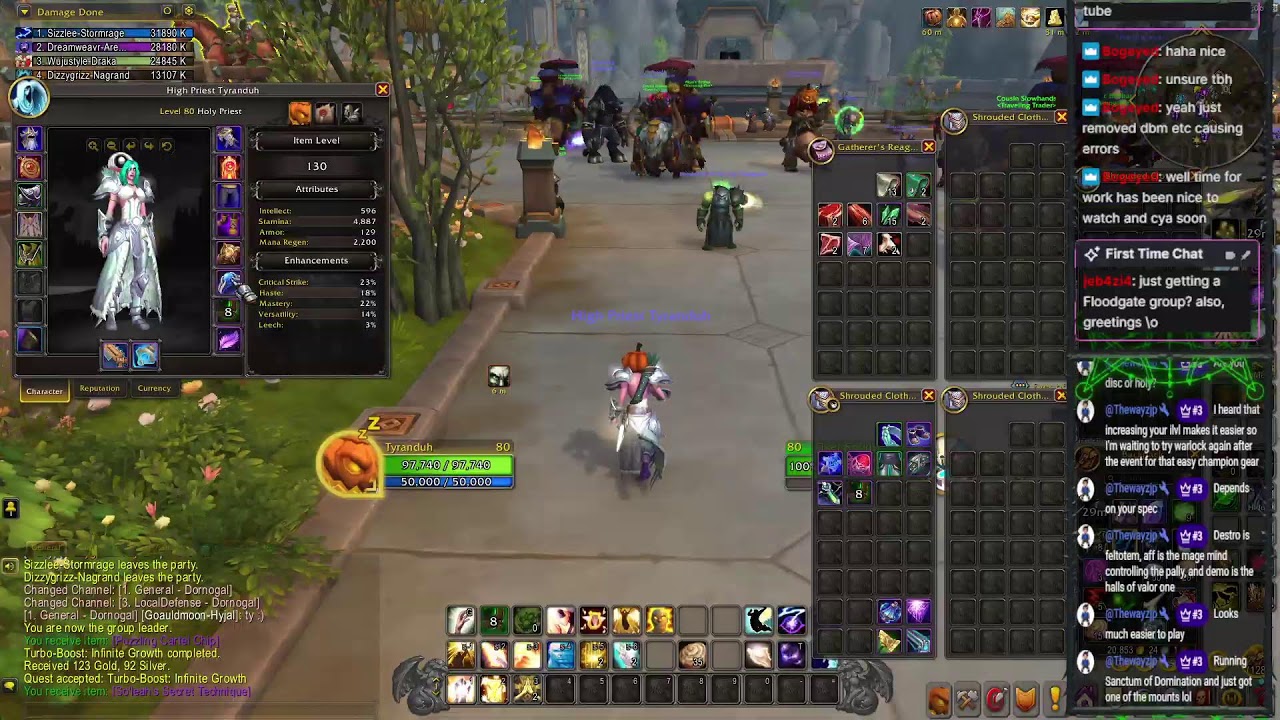 Healing in Mythic+ for the first time