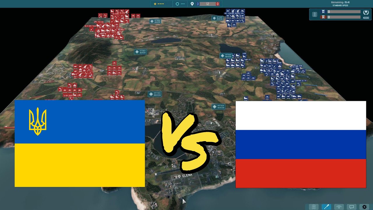 100.000 UKRAINE ARMY vs 100.000 RUSSIAN ARMY | WARNO