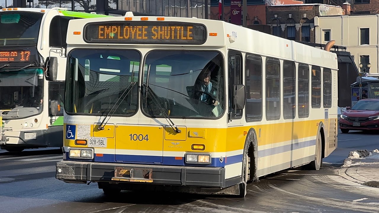 [EMPLOYEE SHUTTLE, 4K] HSR - Frank A. Cooke Terminal (New Flyer D40LF 1004)