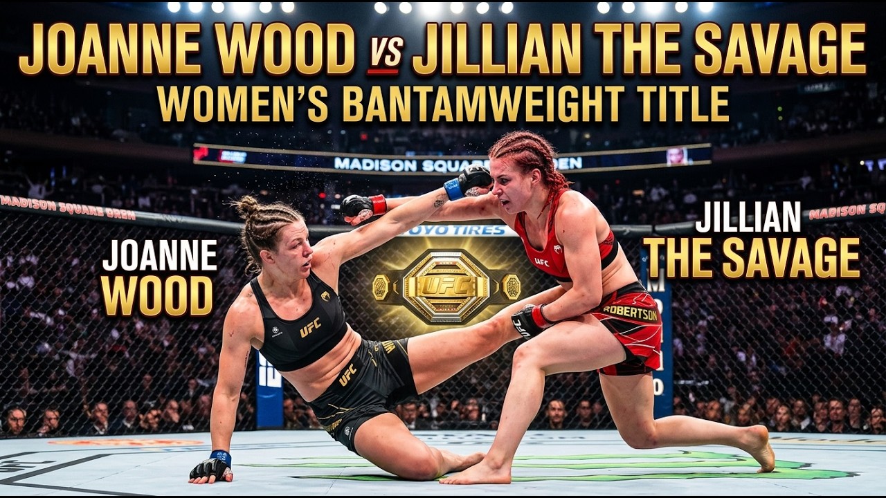 Джоанн Вуд (женщина) против Джиллиан «Дикая» (женщина) | Чемпионат UFC в легчайшем весе среди женщин