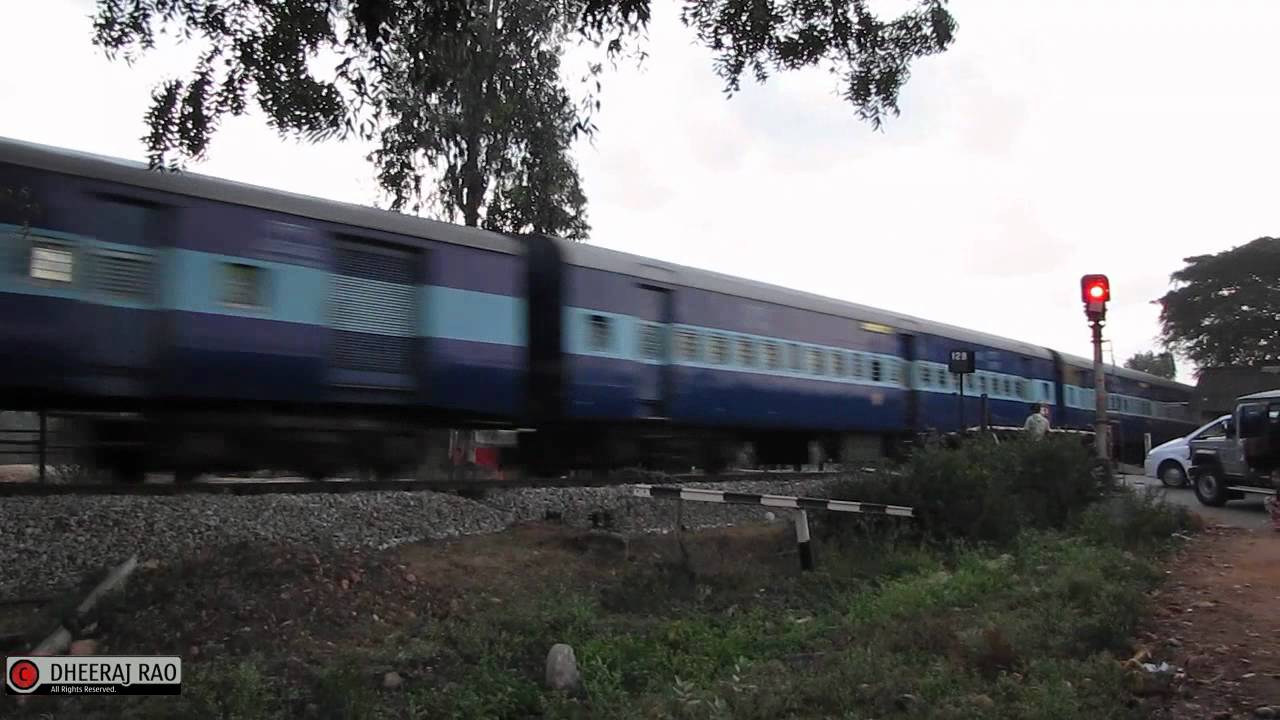 Angry WDM2 Attacks a Level Crossing!