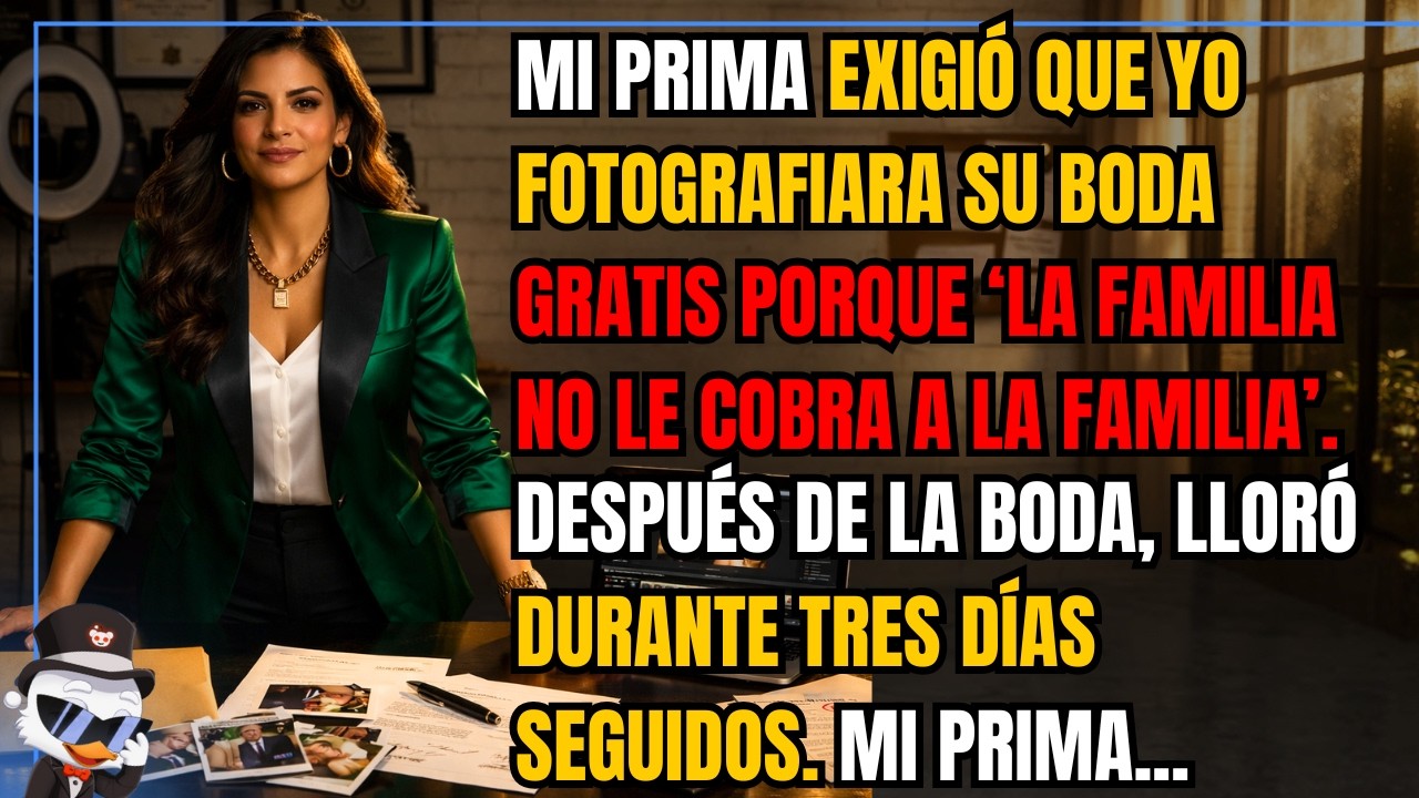Mi prima exigió que yo fotografiara su boda gratis porque ‘la familia no le cobra a la familia’...
